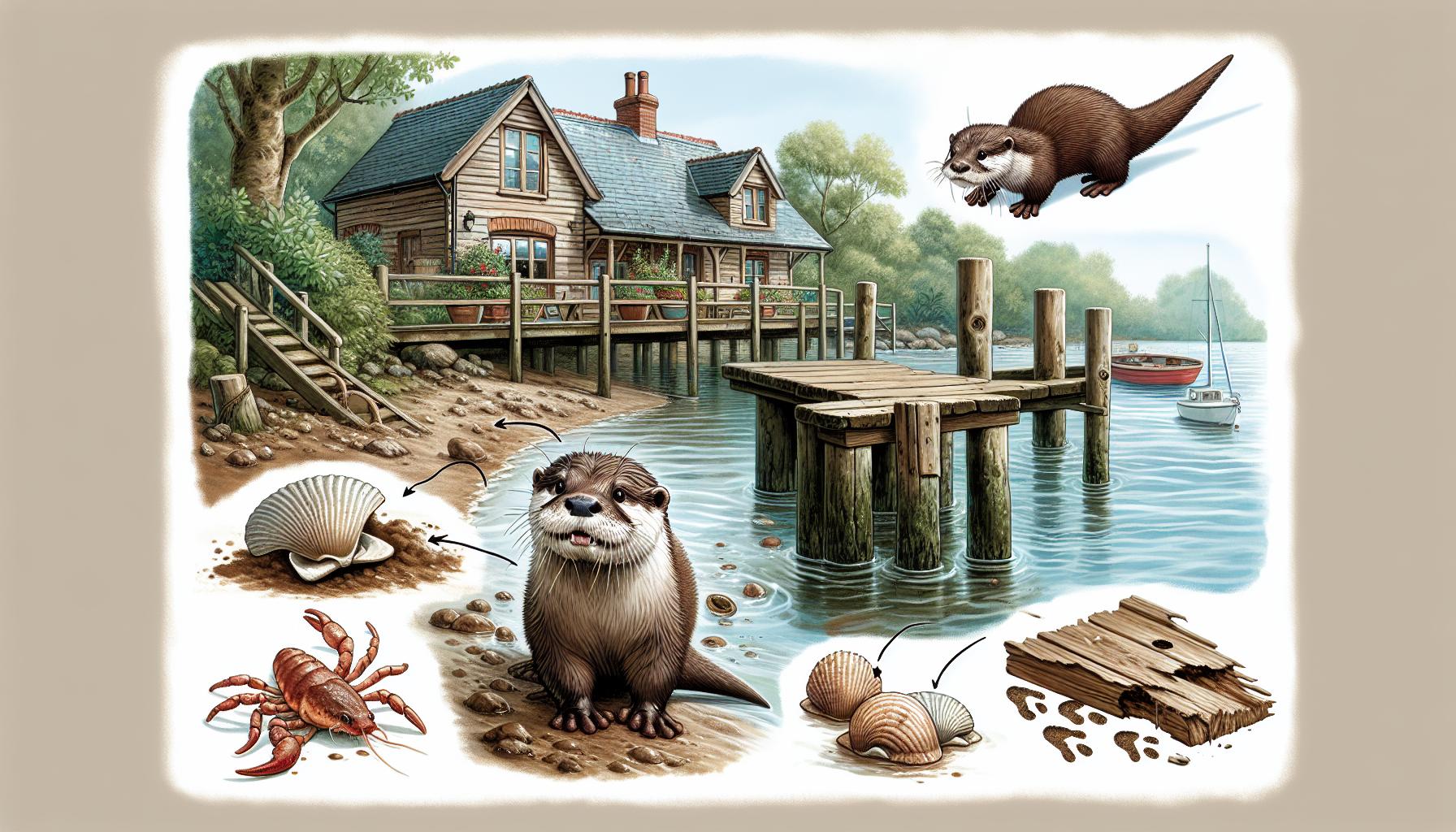 Příznaky napadení vydrou