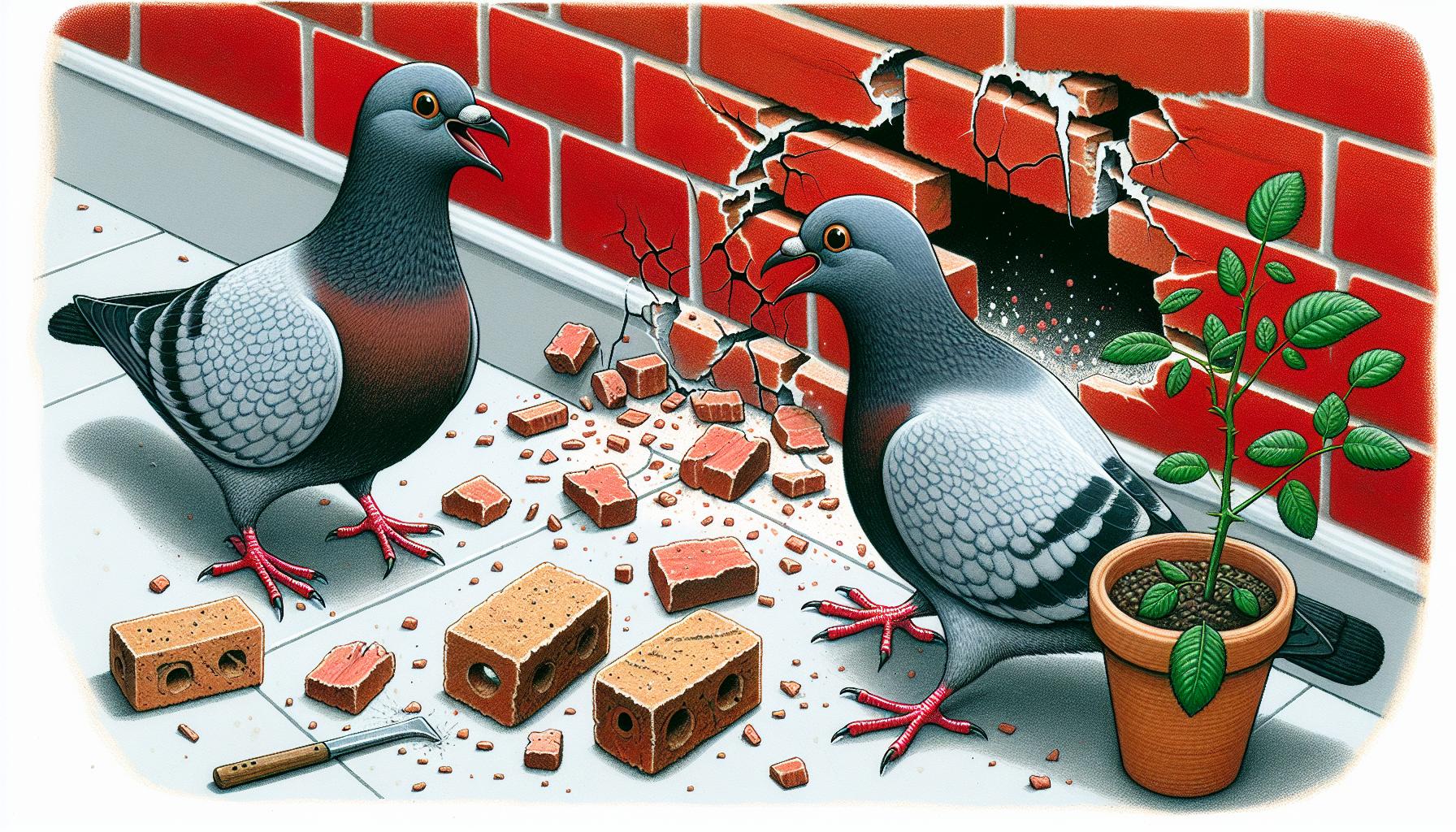 Jak holubi‍ ničí váš majetek