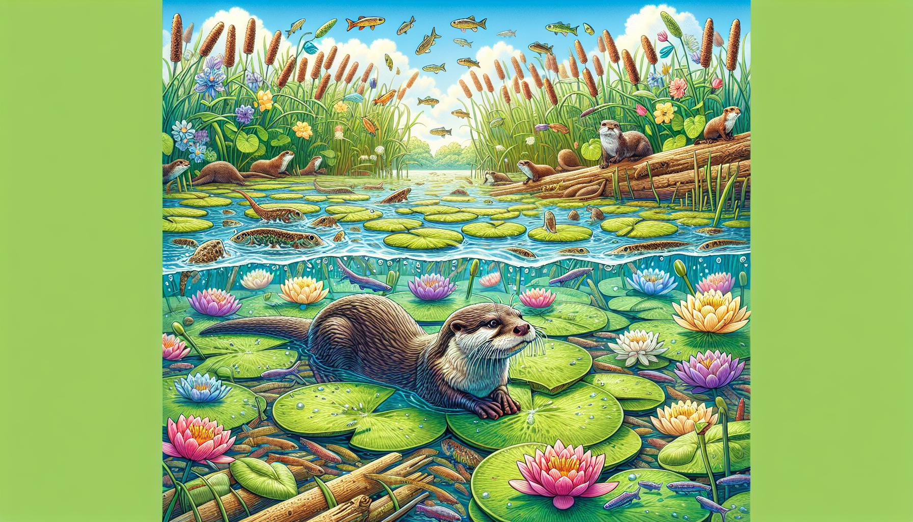 Jak vydra ovlivňuje rybníky