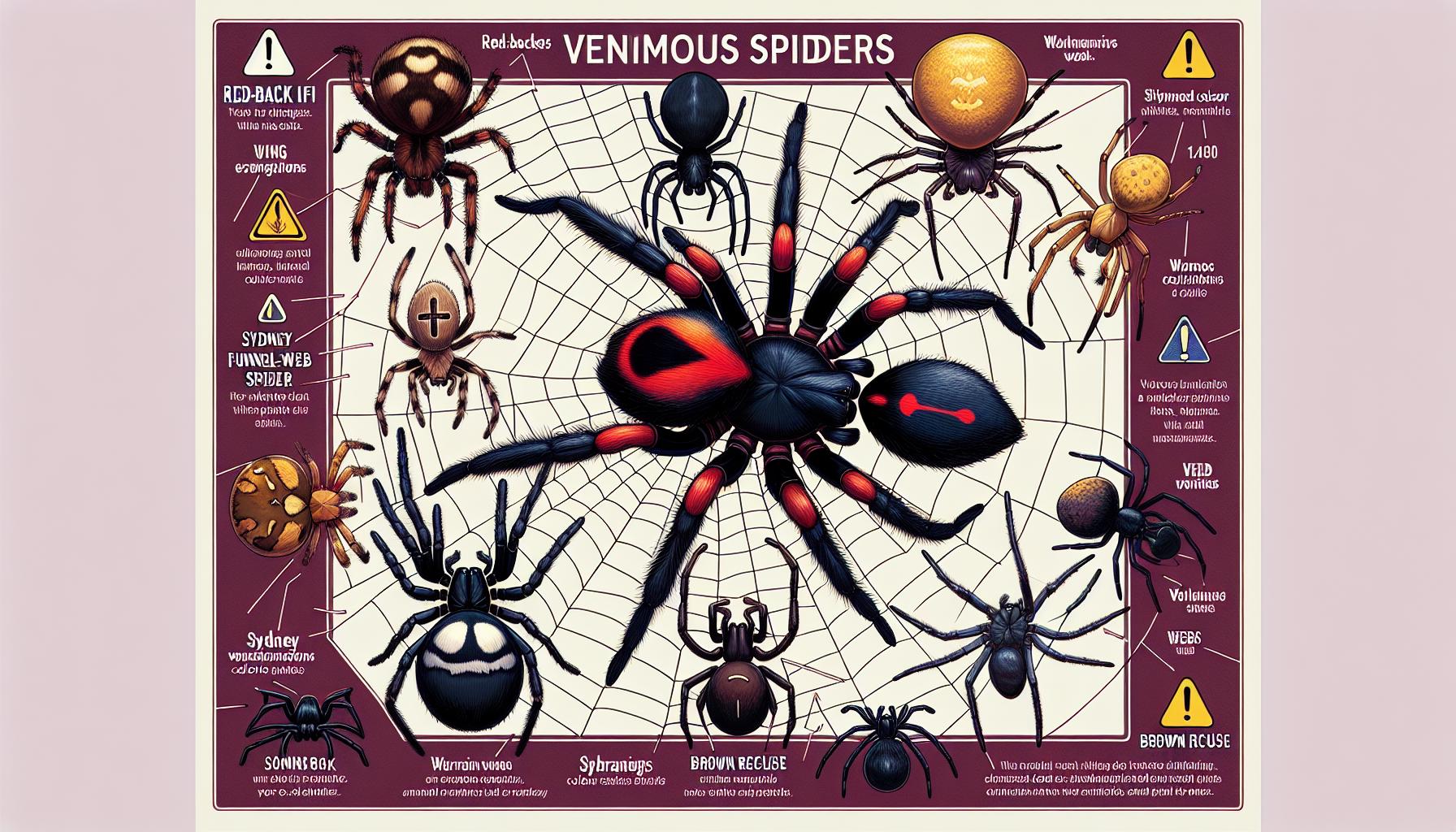 Jak rozpoznat jedovaté pavouky