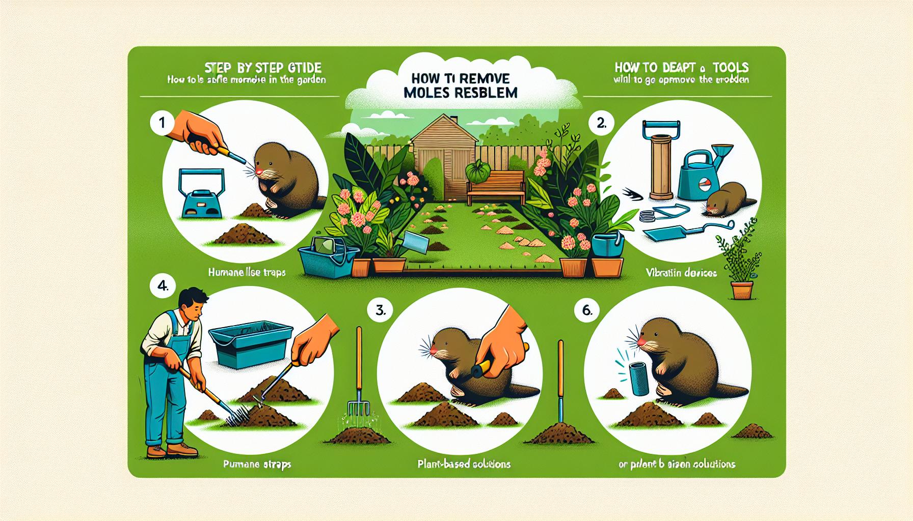 Jak⁤ krtky ​v zahradě bezpečně odstranit