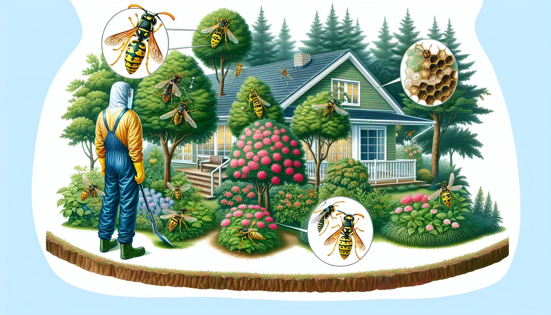 Jak rozpoznat vosy ve vaší zahradě